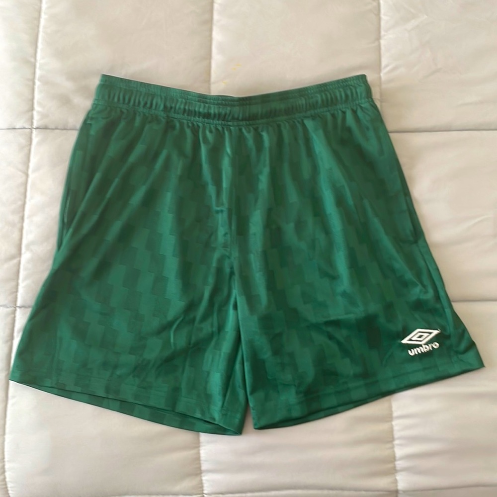Dark Green Umbro Shorts